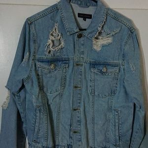 Distressed Jean Jacket